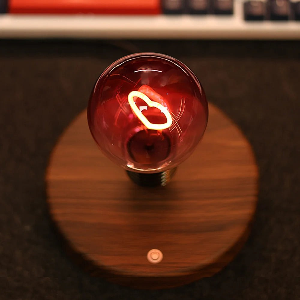 Magnetic Levitation Heart-shaped Light Bulb